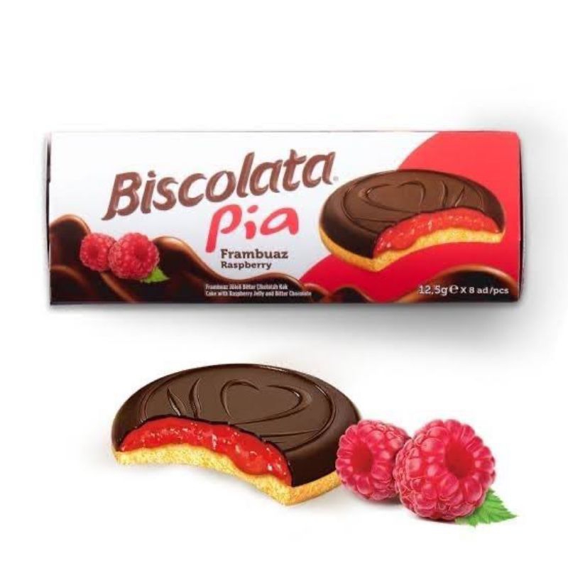 

biscolata pia raspberry dan chocolate