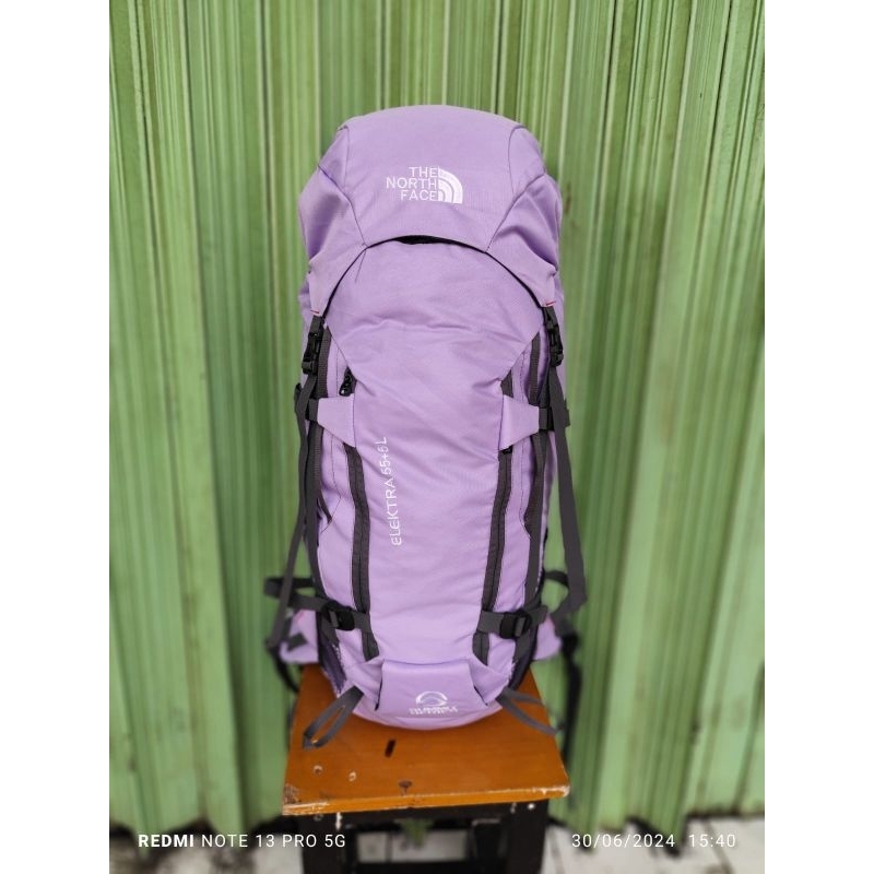 Tas Carrier-Tas Gunung 45 Liter Warna Ungu Lilac Terbaru