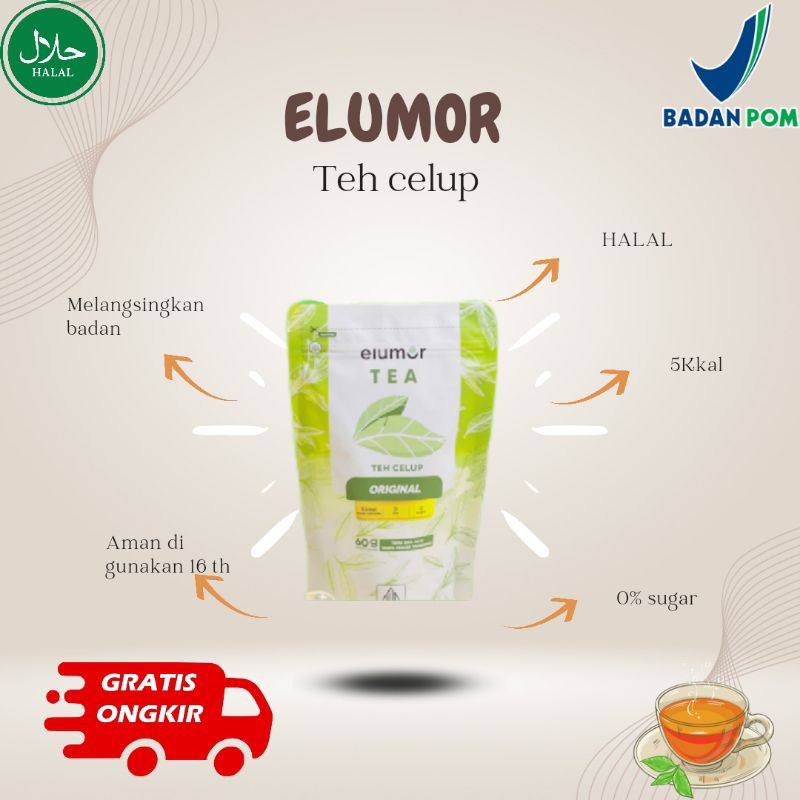 

Elumor slimming tea - teh pelangsing herbal alami original