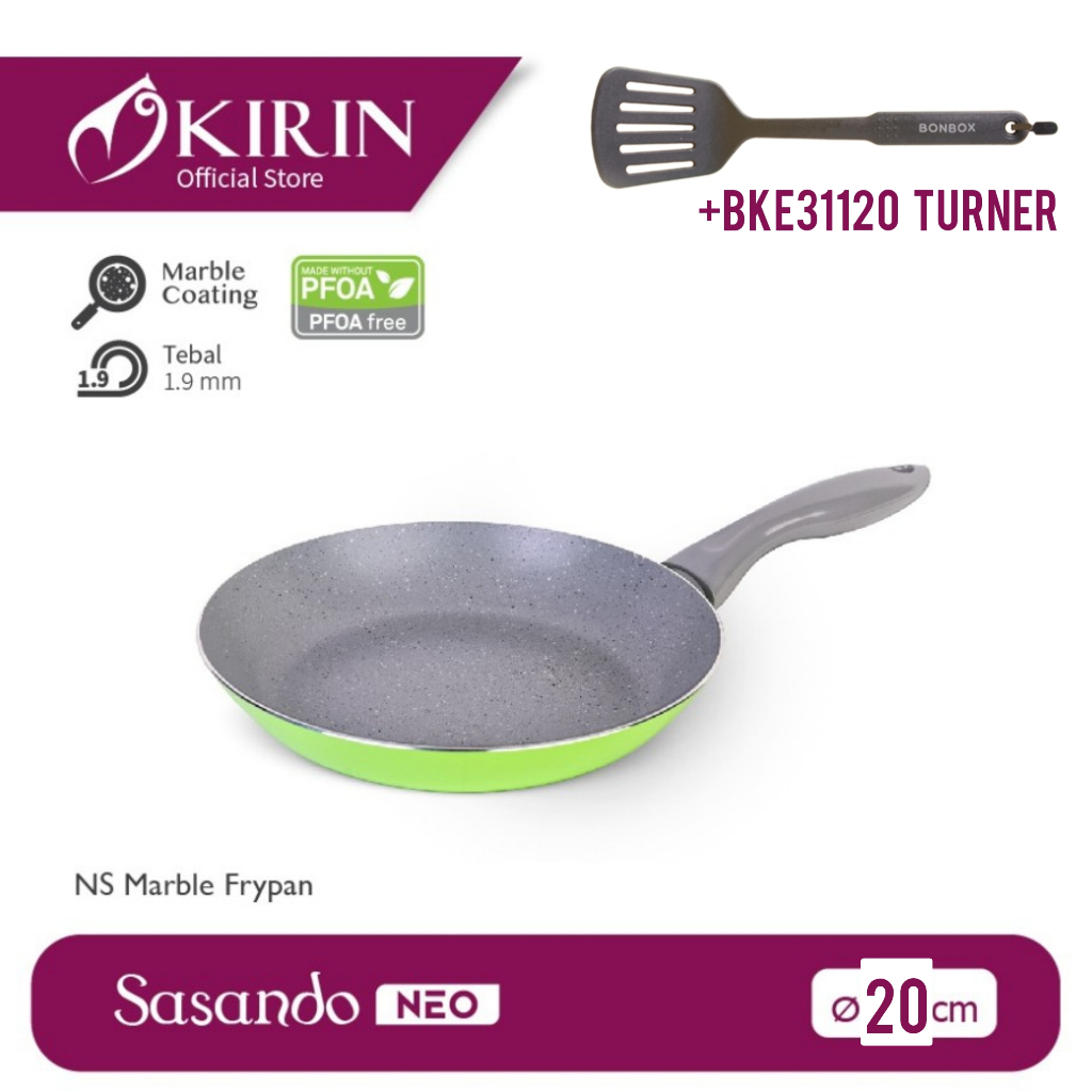 Frypan Teflon Kirin Sasando 20 cm FRY PAN Penggorengan Teflon Kirin 20cm Wajan Kirin Non Stick