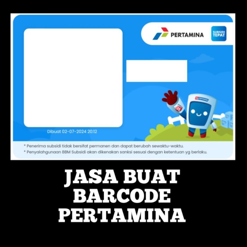 JASA PEMBUATAN BARCODE PERTAMINA