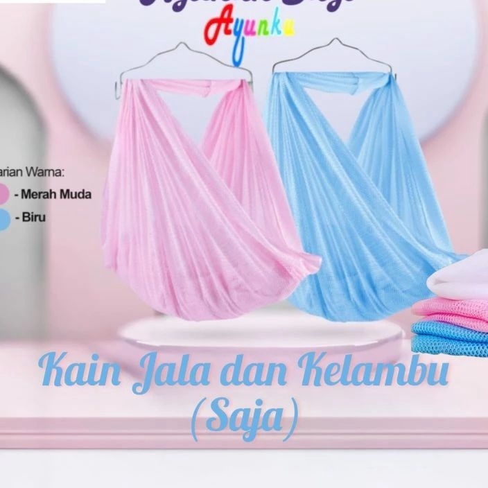 Mega Kain Ayunan Bayi dan Kelambu Saja Merk AYUNKU