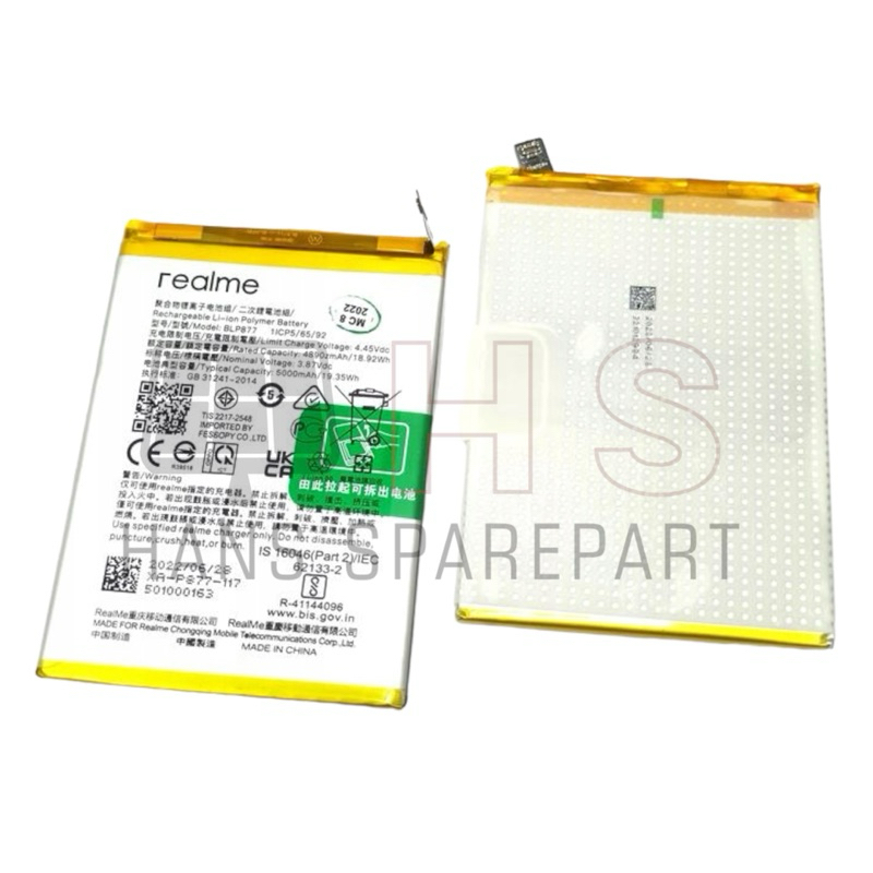 BLP877 BATERAI REALME 8I / RMX3151 - ORIGINAL