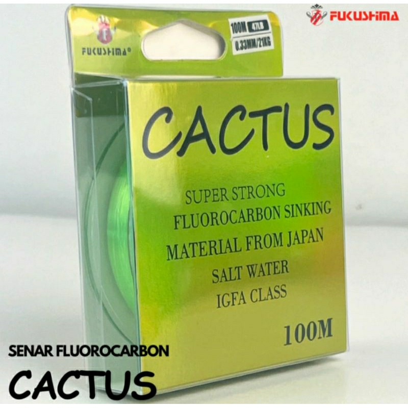 SENAR PANCING FUKUSHIMA CACTUS FLUOROCARBON  JAPAN