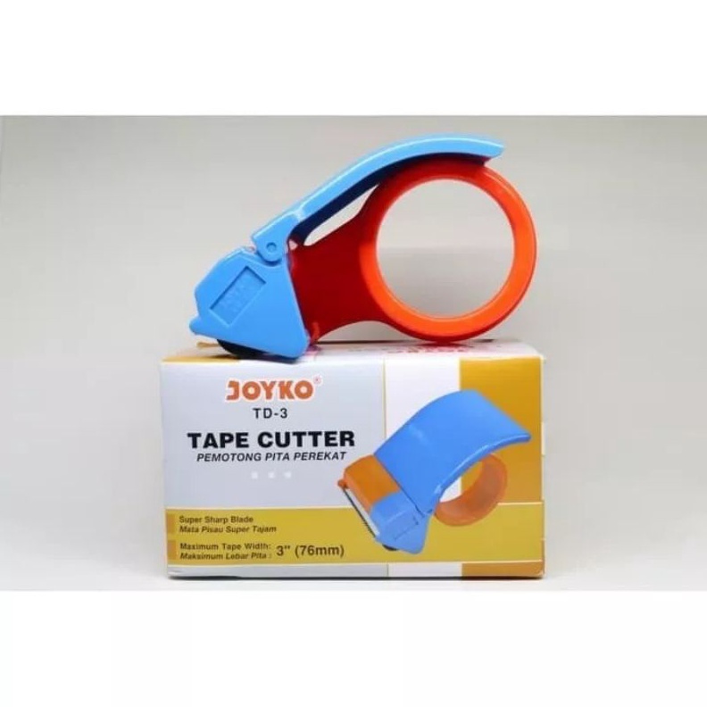 

BONANZA Tape Cutter TD3 Joyko Pemotong Lakban 3 Inch Bahan Plastil Harga Per Pcs