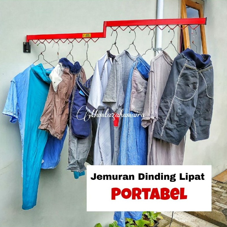 SUPER GANTUNGAN BAJU LIPAT BAHAN BESI JEMURAN LIPA PORTBLE PRAKTIS JEMURAN DINDIN JEMURAN BAJU