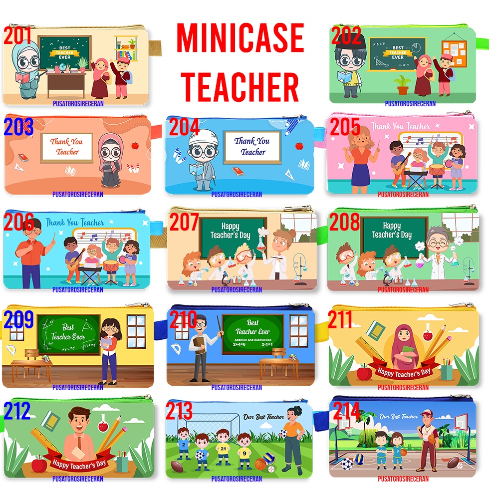 

DAHSYAT MiniCase Hari Guru Tempat Pensil Happy Teacher Day Souvenir Kado Kenang Kenangan Guru Perpisahan