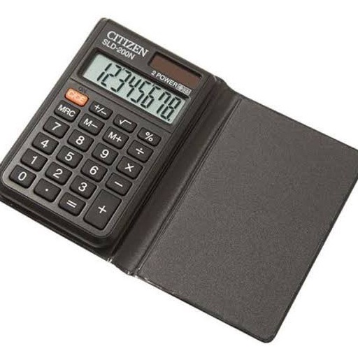 

SUPER Kalkulator 8 Digit Saku CITIZEN SLD2N Pocket Calculator SLD 2 N