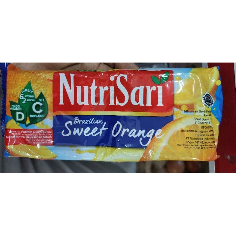 

KZ - nutrisari brazilian sweet orange isi 10 sachet