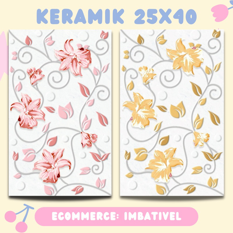 Keramik Dinding 25x40 UNO Romania │ Keramik Dinding Dapur / Keramik Kamar Mandi