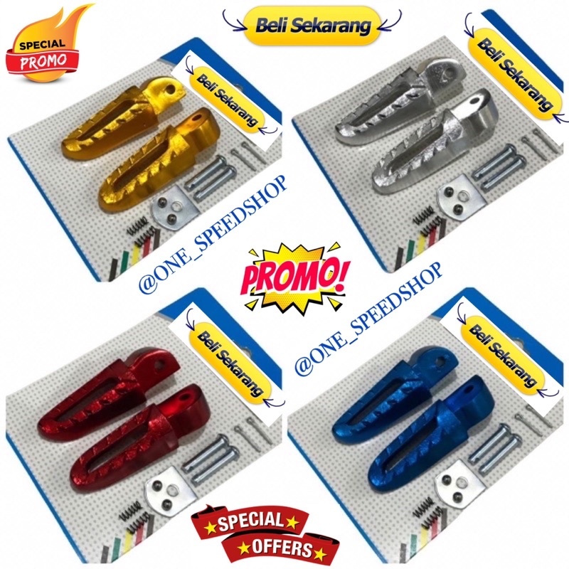 Injakan Kaki Belakang Motor Honda Scoopy Beat Vario 125, 150 Cc - Foot Step Motor Matic Sepasang Var