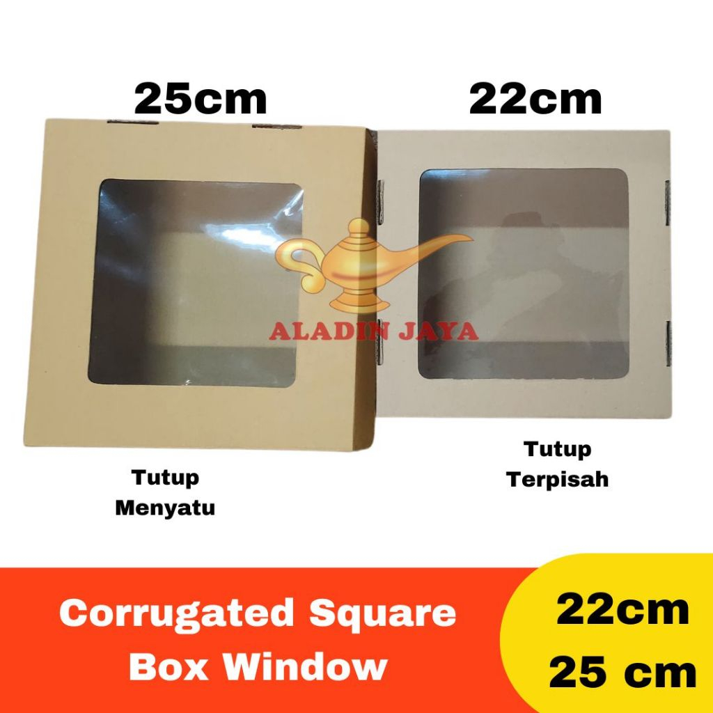 

Corrugated Window Box Square Tinggi 10cm