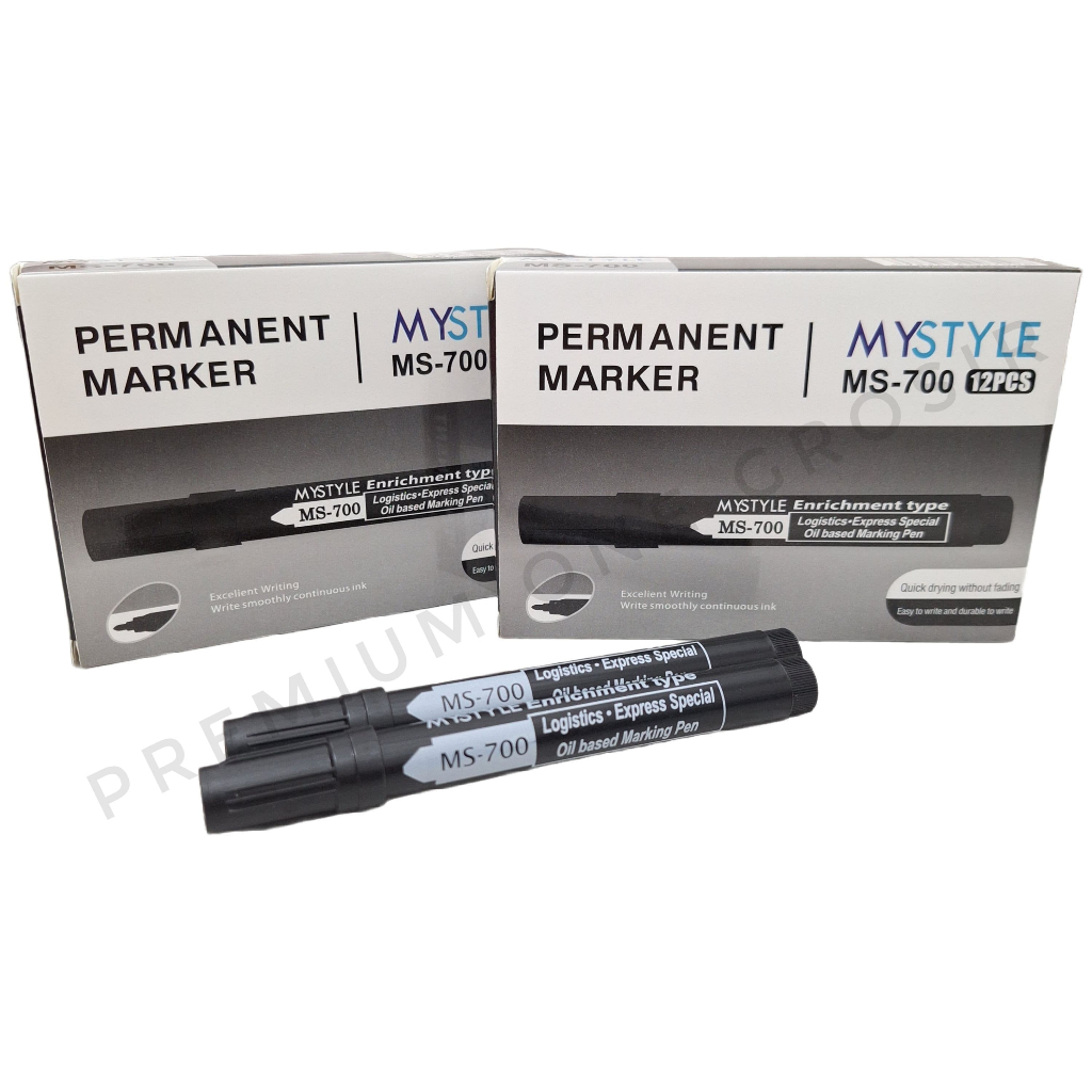 

1 Pak Isi 12 Pcs Spidol Permanent MY STYLE / Spidol Permanent MY STYLE MS - 700