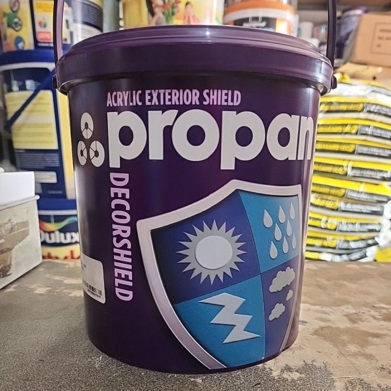 PROPAN DECORSHIELD DW-500 CAT TEMBOK EXTERIOR PREMIUM 2.5 LT LTR / GALON / PUTIH / ADUKAN / TINTING 