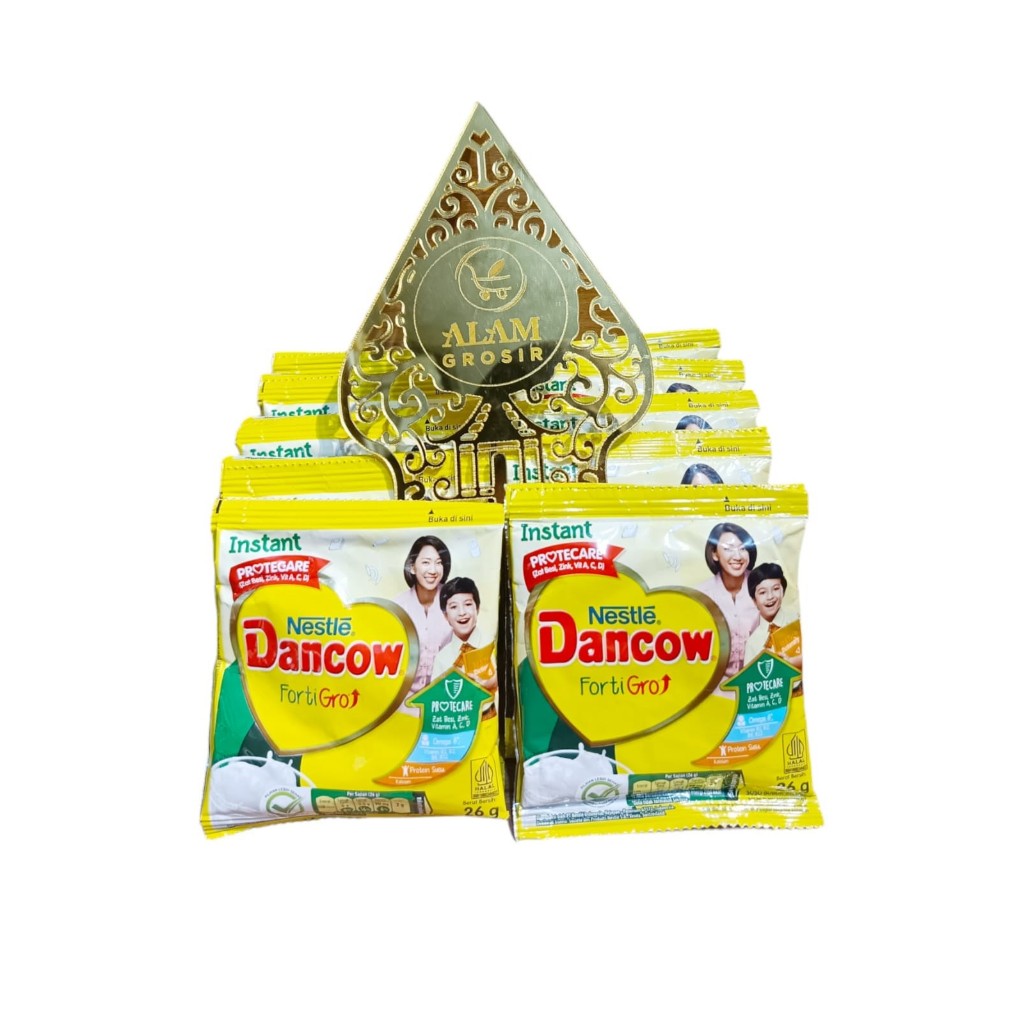 

DANCOW FORTIGRO 26gr Susu Bubuk Instan Putih Coklat Saset