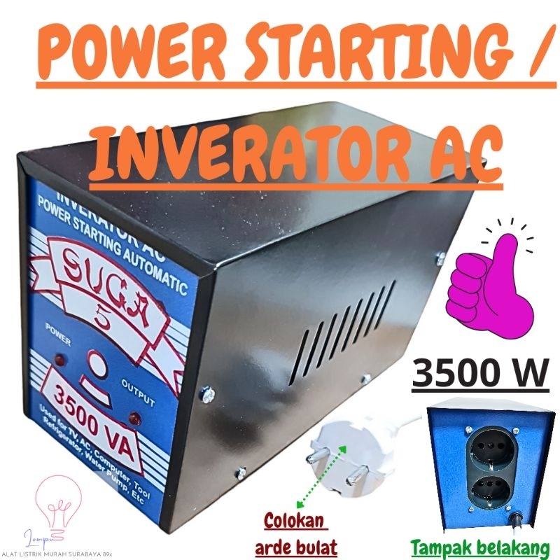 Power Starting Listrik Energy Saver / Penghemat LIstrik / Inverator / Slow Start