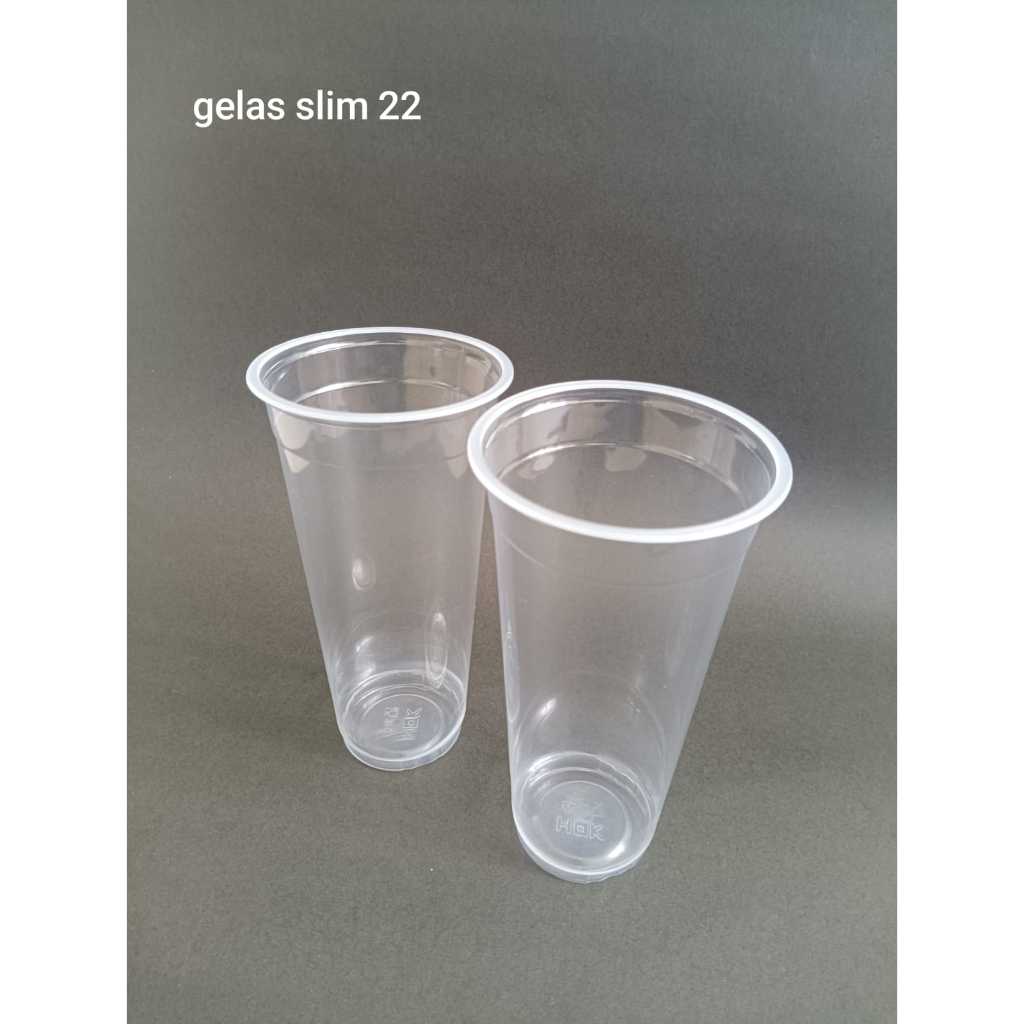 Gelas plastik HOK CUP | Slim series | Oval series | Natural series | U series