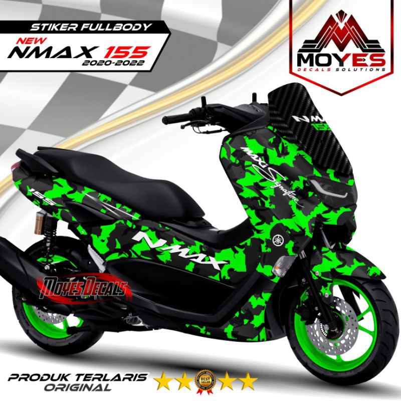 ⭐⭐⭐⭐⭐COD Decal New NMAX 155 Stiker FULL BODY // VARIASI LORENG 2020 2021 2022
