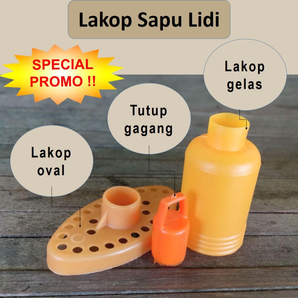 100 Set Lakop Sapu Lidi Totok - Lakop Sapu Taman Glatak