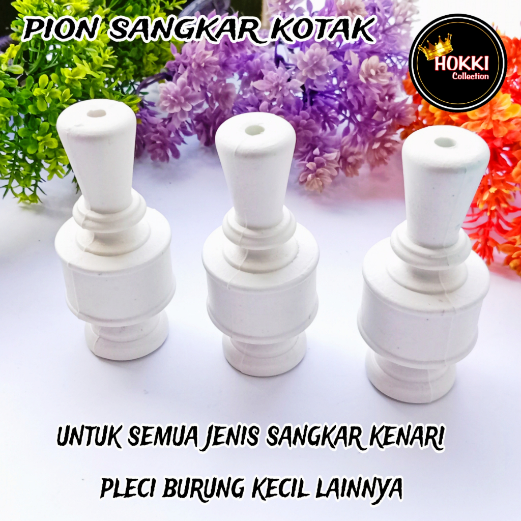 pion sangkar burung jenis kotak untuk pleci kenari dan lainnya