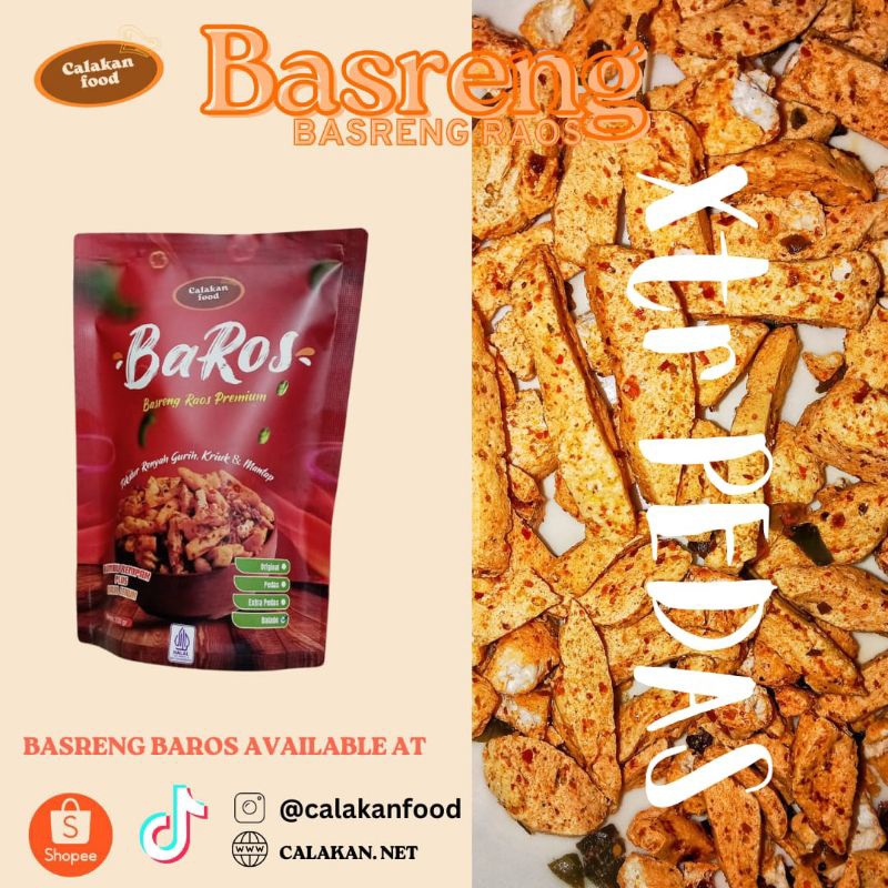 

Basreng Daun Jeruk Extra Pedas|Ukuran 100gram|Kualitas dan Rasa Premium | BAROS