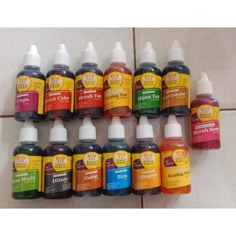 

Pewarna Makan Koepoe-Koepoe 30 ML Aneka Warna