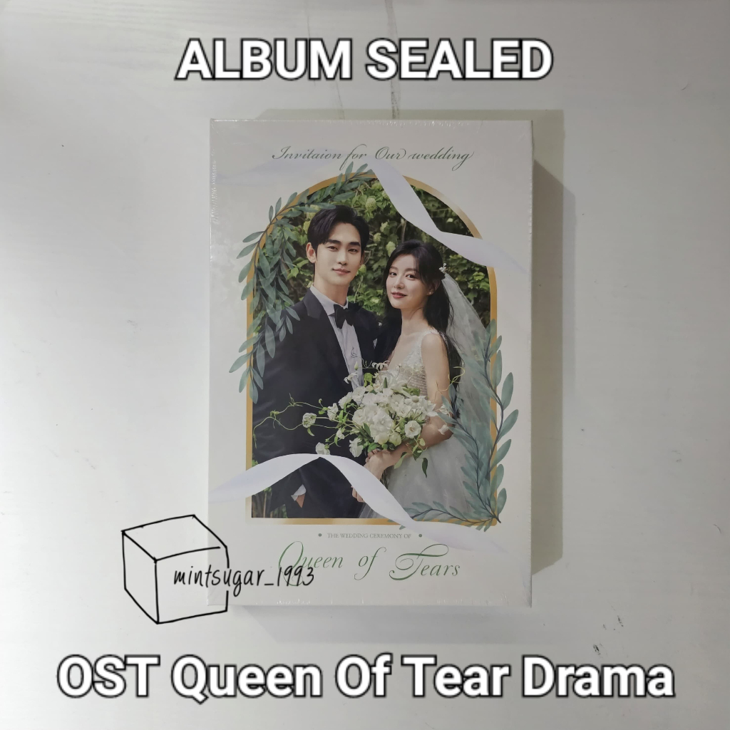 [ READY STOCK SEALED NEW OFFICIAL ] Album Queen of Tears OST Drama Korea ( TVN QoT Kim Soohyun kimso
