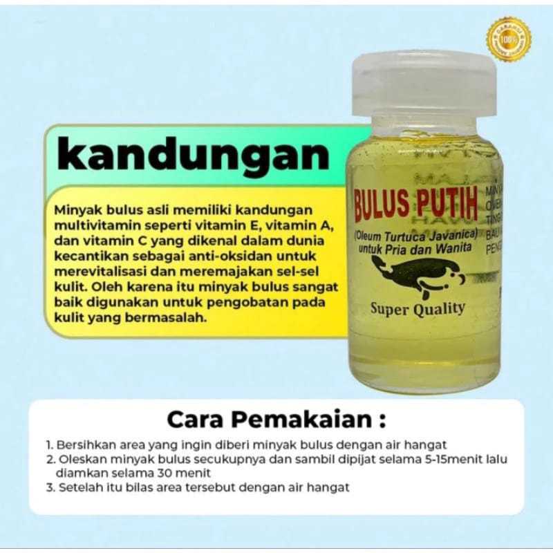 Minyak Bulus original ORIGINAL !!! Minyak Bulus Asli Original Pembesar Pengencang Payudara