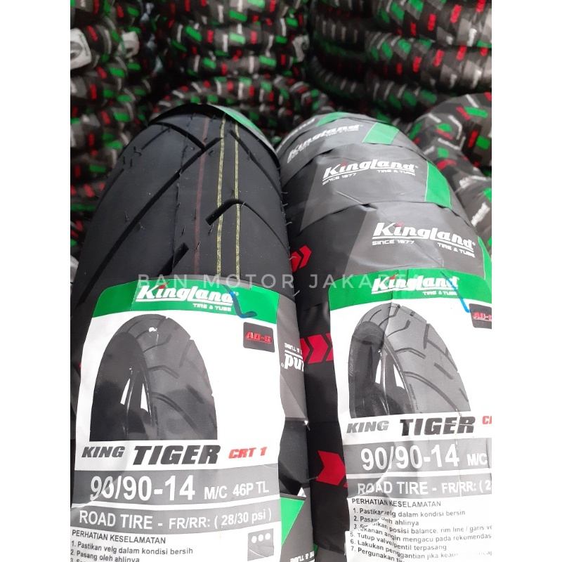 Ban Motor Matic Tubeless 90/90-14 Kingland CRT Ban Luar Semua Motor Matic Mio Mio J Mio M3 Fino Beat