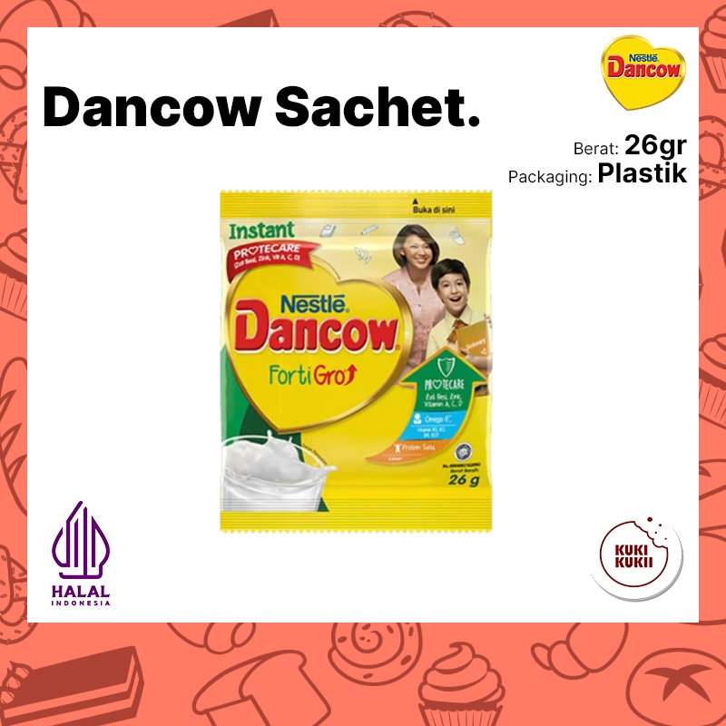 

Susu Bubuk Instan Sachet DANCOW 26gr | Susu Dancow Saset 26 gr