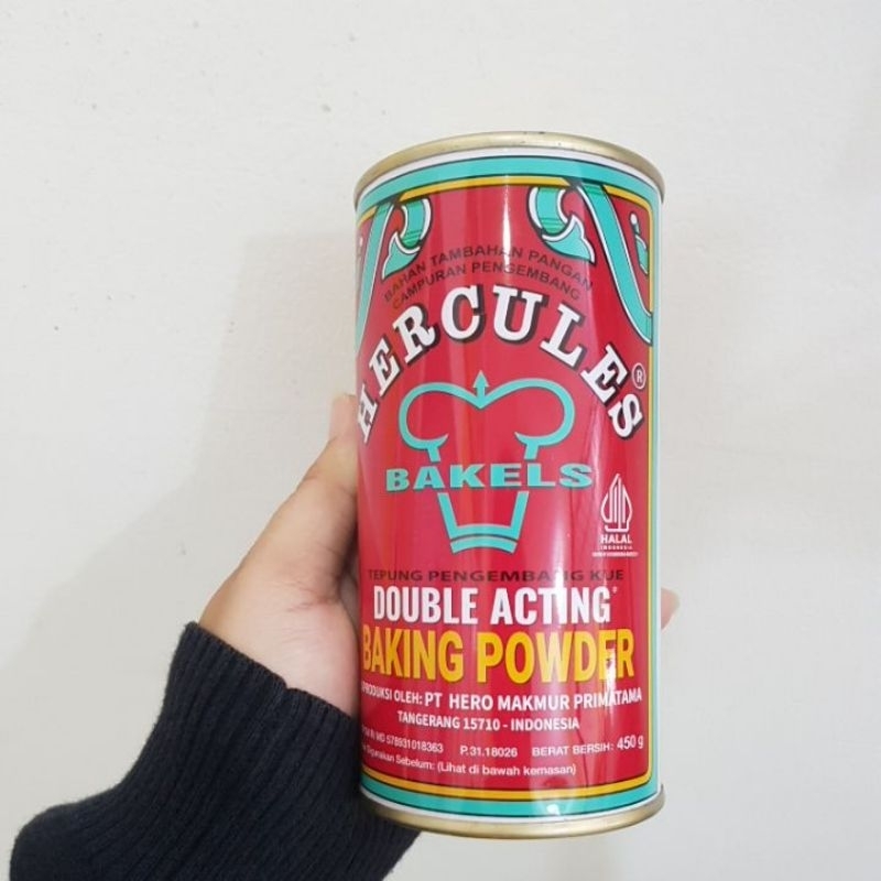 

Hercules Baking Powder Bubuk Pengembang adonan - 450gr