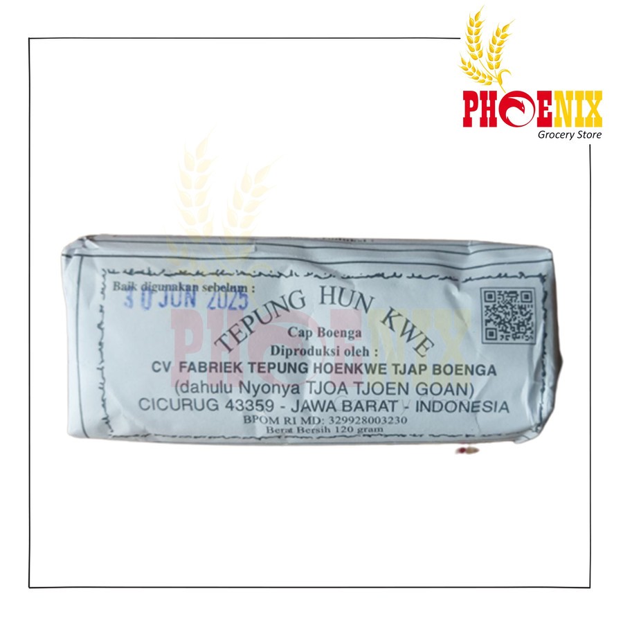

Tepung hun Kwee hun kue cap bunga boenga 120 Gram