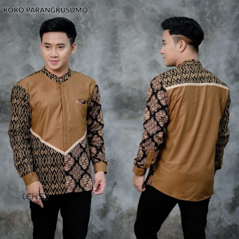 KOKO LENGAN PANJANG KOKO MUSLIM KOKO KOMBINASI KOKO BATIK KOKO PARANGKUSUMO KOKO LENGAN PANJANG