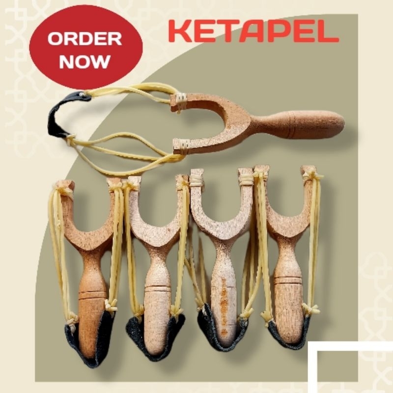 ketapel polos plinteng burung bahan kayu berkualitas