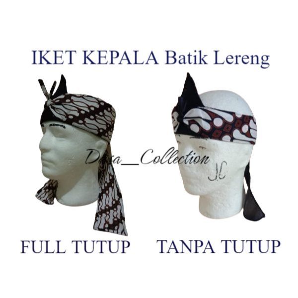 IKET KEPALA SUNDA MOTIF LERENG - BLANGKON SUNDA DAN JAWA MOTIF LERENG - TERMURAH UDENG LERENG BARONG