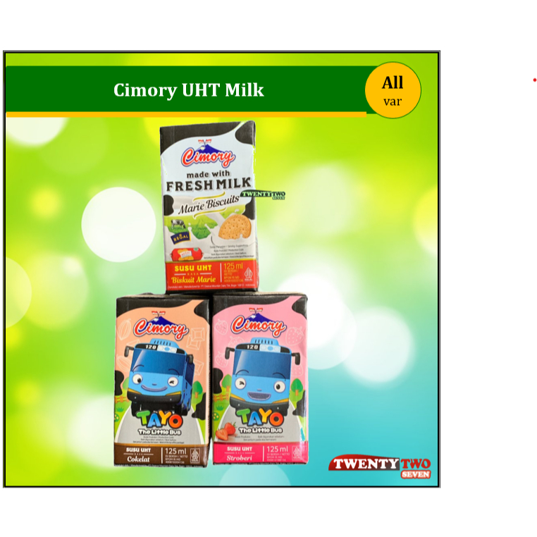 

Cimory UHT Milk Coklat Strawberry Marie Biscuits 125 ml [3 PCS]