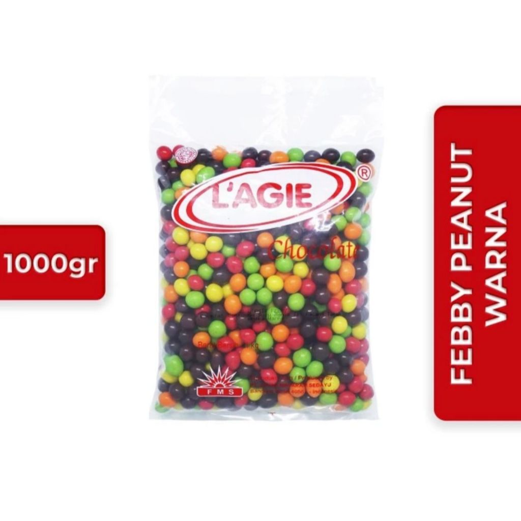 

Lagie Chocolate Peanut Warna Febby 1kg - L’agie Cokelat Kacang Warna Febby 1kg - Gosend Grab Only