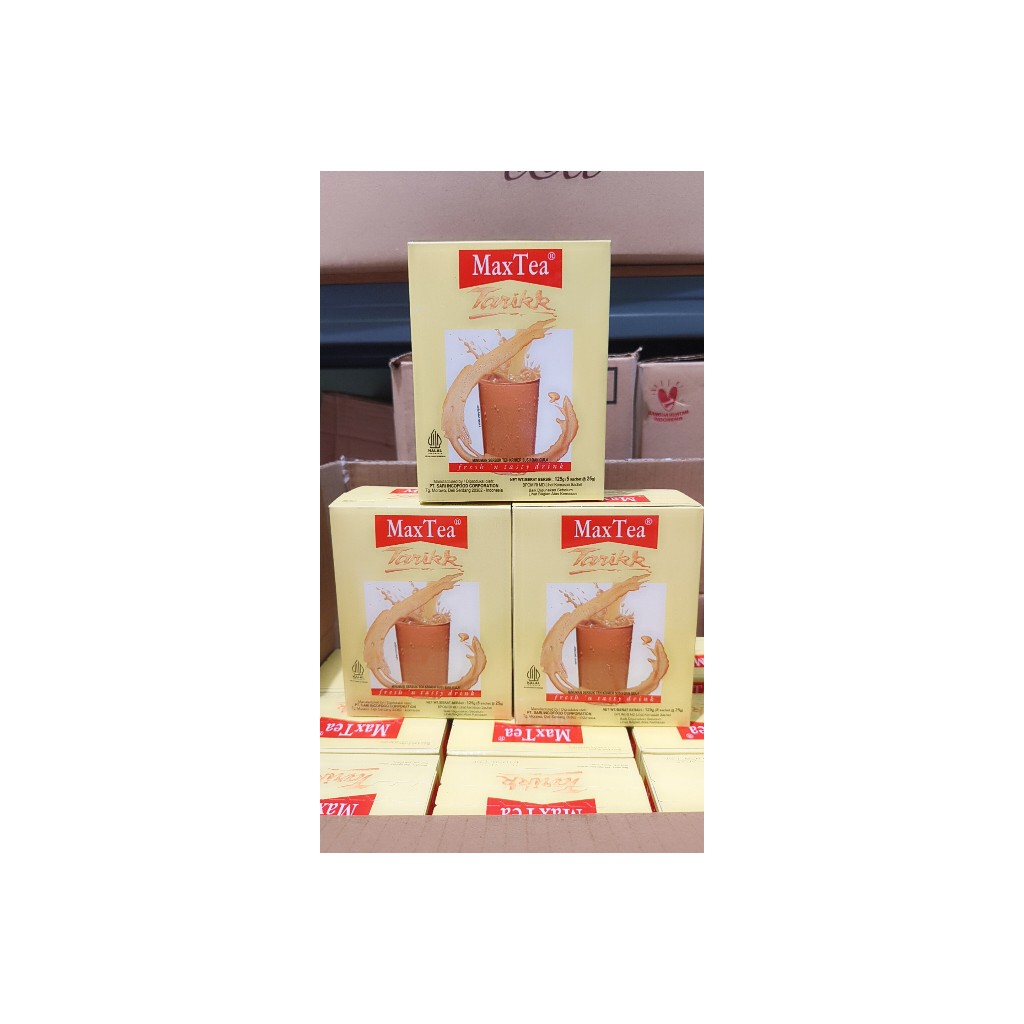 

MAXTEA TEH TARIK ISI 3 X 5sachet 25gr