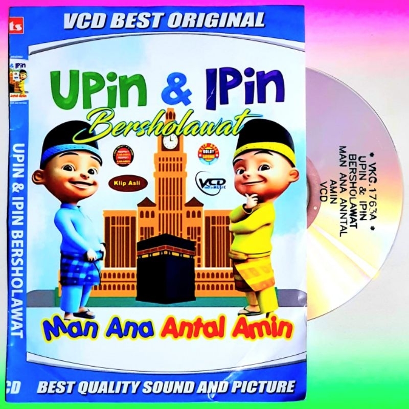 KASET VCD LAGU UPIN IPIN-LAGU SHOLAWAT ANAK ANAK-LAGU ANAK ANAK-VCD LAGU ANAK-VCD LAGU ISLAMI ANAK