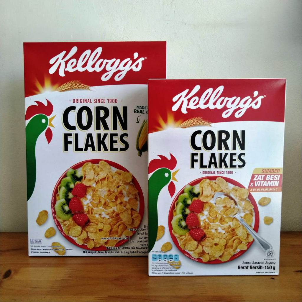 

Kellogg's Corn Flakes / Sereal Jagung 150gr & 275 gr