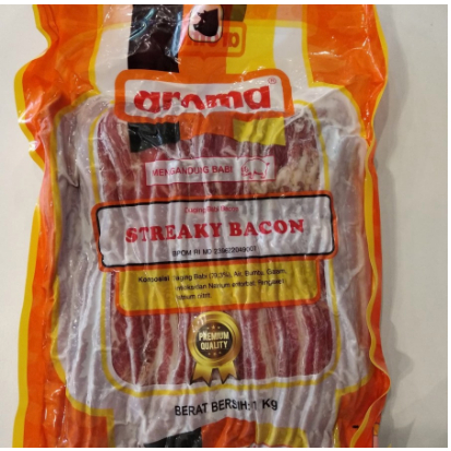 

AROMA - PREMIUM Streaky Pork Bacon 1 Kg