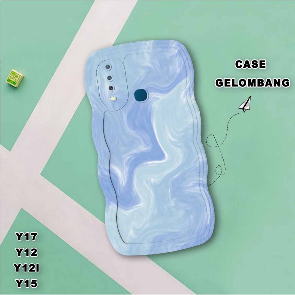 Case Hp - Gelombang Vivo Y17- Vivo Y12 - Vivo y12i - Vivo Y15 - Casing Hp - Gelombang Vivo Y17- Vivo