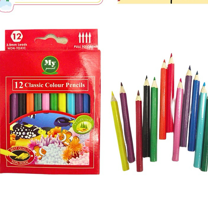 

P7 Pensil 12 Warna Mini