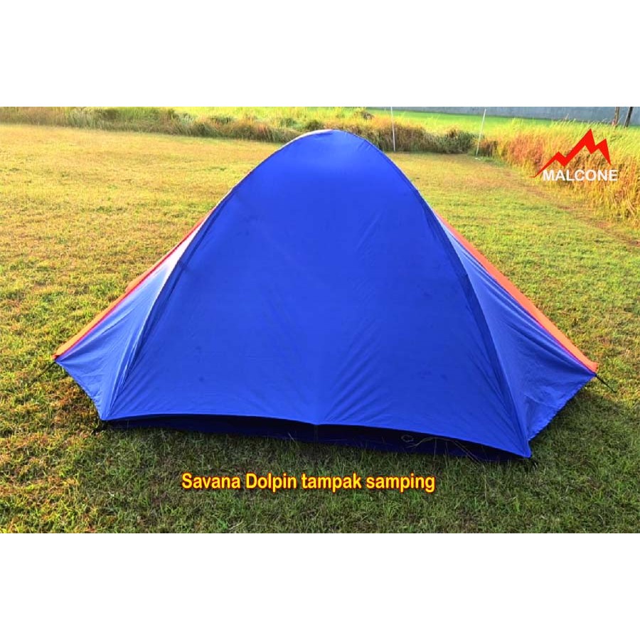Tenda dome Savana Dolpin Malcone double layer  (Lengkap / komplit) waterproof