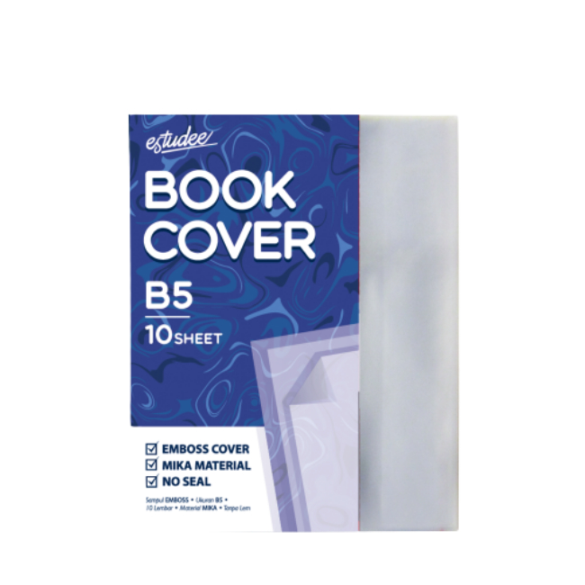 

Gramedia Bandung TSM - Estudee Sampul Buku Mika Emboss Ukuran B5 Isi 10 Pcs