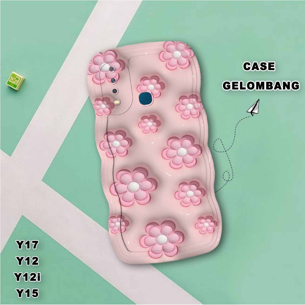 Case Hp - Gelombang Vivo Y17- Vivo Y12 - Vivo y12i - Vivo Y15 - Casing Hp - Gelombang Vivo Y17- Vivo