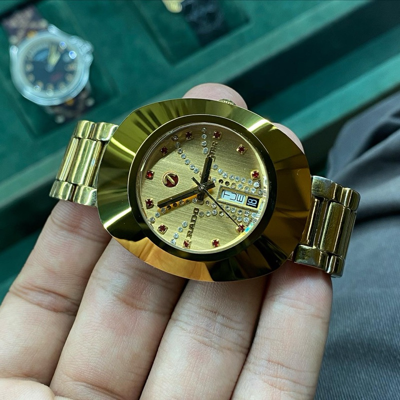 Rado Diastar Day Date Diamond Dial Automatic Movement