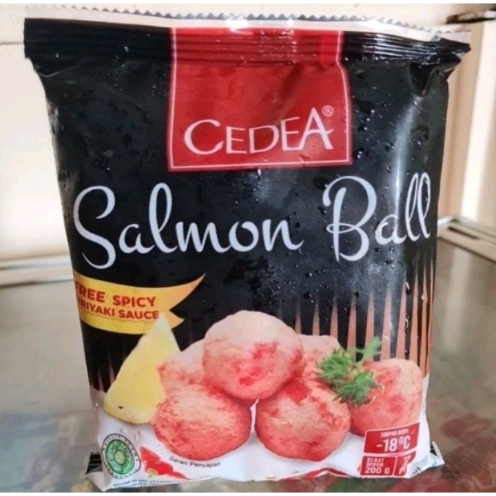 

Cedea Salmon Ball 200gr Free Spicy Teriyaki Sauce