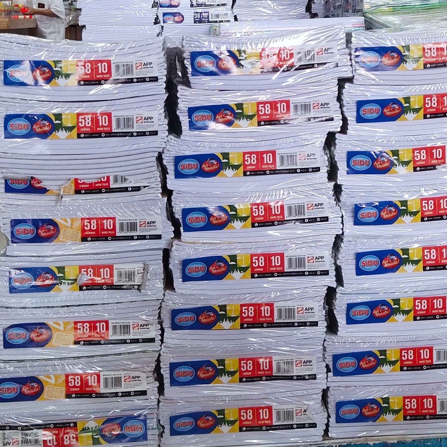 

PAK Buku Tulis SIDU 58 Bonus Buku Tulis Sinar Dunia 58 Lembar 1 pcs Buku Tulis Murah KODE L3U1