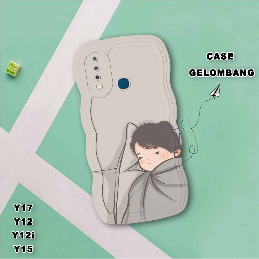 Case Hp - Gelombang Vivo Y17- Vivo Y12 - Vivo y12i - Vivo Y15 - Casing Hp - Gelombang Vivo Y17- Vivo